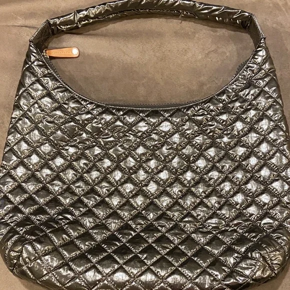 MZ Wallace Metallic Quilted Shoulder Bag - Picture 2 of 5
